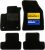 DBS – Alfombrillas – A Medida para Megane 4 – con Clips – Alfombrillas Antideslizantes para Coche – 4 Piezas