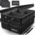 Organizador de maletero FORTEM para coche, caja plegable SUV con compartimentos, tela Oxford 600D, base antideslizante, correas ajustables y tapa blanda, 50 L